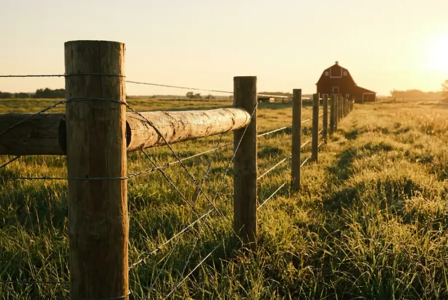 Fencing in Aitkin, Farm and ranch fence that holds