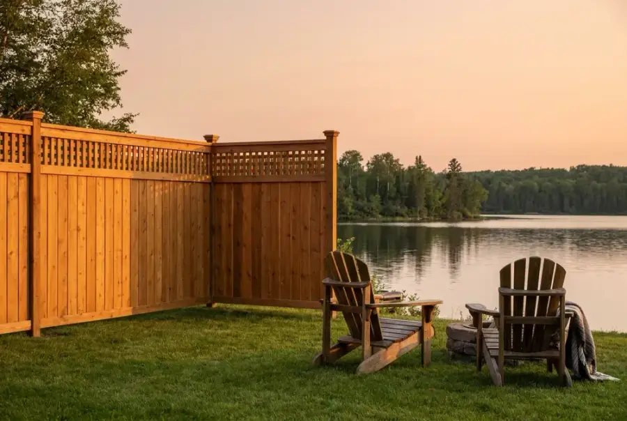 Fencing in Aitkin, Privacy fences made for lake living